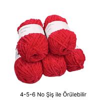 KD2508 - 500 gr. (5 Adet) Standart kalınlık Kadife İhraç Fazlası İp