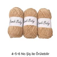 KD2535 - 330 gr. (3 Adet) Standart kalınlık Kadife İhraç Fazlası İp