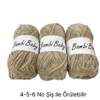 KD2539 - 330 gr. (3 Adet) Standart kalınlık Kadife İhraç Fazlası İp