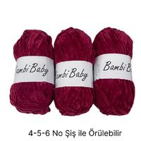 KD2559 - 300 gr. (3 Adet) Standart kalınlık Kadife İhraç Fazlası İp