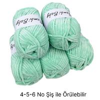 KD2578 - 500 gr. (5 Adet) Standart kalınlık Kadife İhraç Fazlası İp