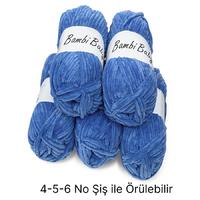 KD2583 - 500 gr. (5 Adet) Standart kalınlık Kadife İhraç Fazlası İp