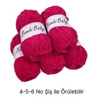 KD2585 - 500 gr. (5 Adet) Standart kalınlık Kadife İhraç Fazlası İp