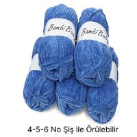 KD2604 - 500 gr. (5 Adet) Standart kalınlık Kadife İhraç Fazlası İp