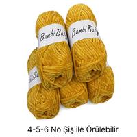 KD2612 - 500 gr. (5 Adet) Standart kalınlık Kadife İhraç Fazlası İp