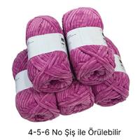 KD2615 - 500 gr. (5 Adet) Standart kalınlık Kadife İhraç Fazlası İp