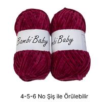 KD2620 - 200 gr. (2 Adet) Standart kalınlık Kadife İhraç Fazlası İp