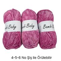 KD2628 - 350 gr. (3 Adet) Standart kalınlık Kadife İhraç Fazlası İp