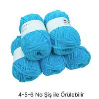 KD2676 - 500 gr. (5 Adet) Standart kalınlık Kadife İhraç Fazlası İp