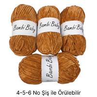 KD2683 - 430 gr. (4 Adet) Standart kalınlık Kadife İhraç Fazlası İp