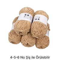 KD2684 - 500 gr. (5 Adet) Standart kalınlık Kadife İhraç Fazlası İp