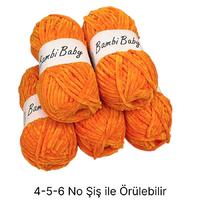 KD2687 - 500 gr. (5 Adet) Standart kalınlık Kadife İhraç Fazlası İp