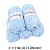 KD2694 - 500 gr. (5 Adet) Standart kalınlık Kadife İhraç Fazlası İp