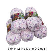 KD2733 - 550 gr. (5 Adet) İnce kadife benekli Kadife İhraç Fazlası İp