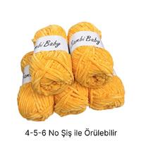 KD2769 - 500 gr. (5 Adet) Standart kalınlık Kadife İhraç Fazlası İp