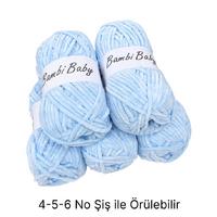 KD2770 - 500 gr. (5 Adet) Standart kalınlık  Kadife İhraç Fazlası İp