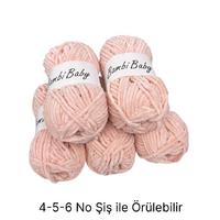 KD2772 - 500 gr. (5 Adet) Standart kalınlık Kadife İhraç Fazlası İp