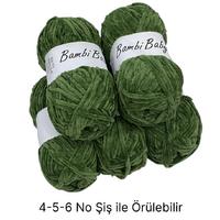 KD2778 - 500 gr. (5 Adet) Standart kalınlık Kadife İhraç Fazlası İp