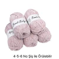 KD2899 - 500 gr. (5 Adet) Standart kalınlık Kadife İhraç Fazlası İp