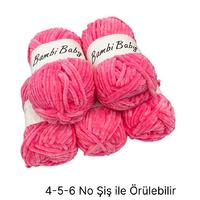 KD2931 - 500 gr. (5 Adet) Standart kalınlık Kadife İhraç Fazlası İp