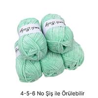 KD2945 - 500 gr. (5 Adet) Standart kalınlık Kadife İhraç Fazlası İp