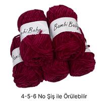 KD2960 - 500 gr. (5 Adet) Standart kalınlık Kadife İhraç Fazlası İp