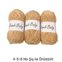 KD2964 - 330 gr. (3 Adet) Standart kalınlık Kadife İhraç Fazlası İp