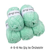 KD2966 - 600 gr. (5 Adet) Standart kalınlık Kadife İhraç Fazlası İp