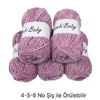 KD2991 - 500 gr. (5 Adet) Standart kalınlık Kadife İhraç Fazlası İp