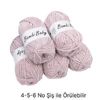 KD2993 - 500 gr. (5 Adet) Standart kalınlık Kadife İhraç Fazlası İp