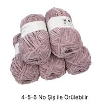 KD2998 - 500 gr. (5 Adet) Standart kalınlık Kadife İhraç Fazlası İp