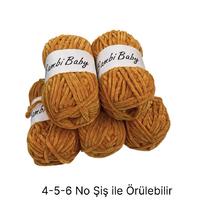 KD3038 - 500 gr. (5 Adet) Standart kalınlık Kadife İhraç Fazlası İp