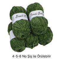 KD3046 - 500 gr. (5 Adet) Standart kalınlık Kadife İhraç Fazlası İp