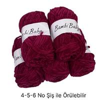 KD3074 - 500 gr. (5 Adet) Standart kalınlık Kadife İhraç Fazlası İp