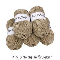 KD3091 - 500 gr. (5 Adet) Standart kalınlık Kadife İhraç Fazlası İp