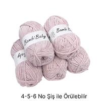 KD3092 - 500 gr. (5 Adet) Standart kalınlık Kadife İhraç Fazlası İp