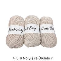 KD3113 - 300 gr. (3 Adet) Standart kalınlık Kadife İhraç Fazlası İp