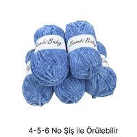 KD3127 - 550 gr. (5 Adet) Standart kalınlık Kadife İhraç Fazlası İp