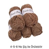 KD3129 - 500 gr. (5 Adet) Standart kalınlık Kadife İhraç Fazlası İp