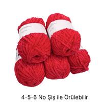 KD3187 - 550 gr. (5 Adet) Standart kalınlık Kadife İhraç Fazlası İp