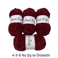 KD3221 - 440 gr. (4 Adet) Standart kalınlık Kadife İhraç Fazlası İp