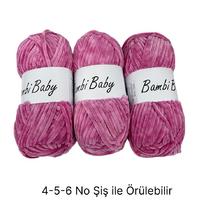 KD3233 - 330 gr. (3 Adet) Standart kalınlık Kadife İhraç Fazlası İp