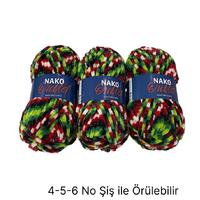 KD3238 - 330 gr. (3 Adet) Simli standart kalınlık Kadife İhraç Fazlası İp