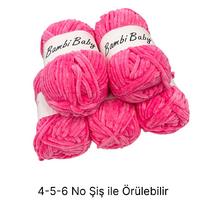 KD3277 - 500 gr. (5 Adet) Standart kalınlık Kadife İhraç Fazlası İp