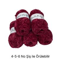 KD3283 - 500 gr. (5 Adet) Standart kalınlık Kadife İhraç Fazlası İp