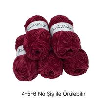KD3310 - 550 gr. (5 Adet) Standart kalınlık Kadife İhraç Fazlası İp
