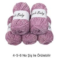 KD3324 - 500 gr. (5 Adet) Standart kalınlık Kadife İhraç Fazlası İp