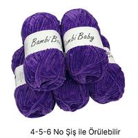 KD3326 - 500 gr. (5 Adet) Standart kalınlık Kadife İhraç Fazlası İp