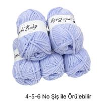 KD3381 - 500 gr. (5 Adet) Standart kalınlık Kadife İhraç Fazlası İp