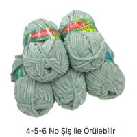 KD3401 -450  gr. (5 Adet) Standart kalınlık Kadife İhraç Fazlası İp